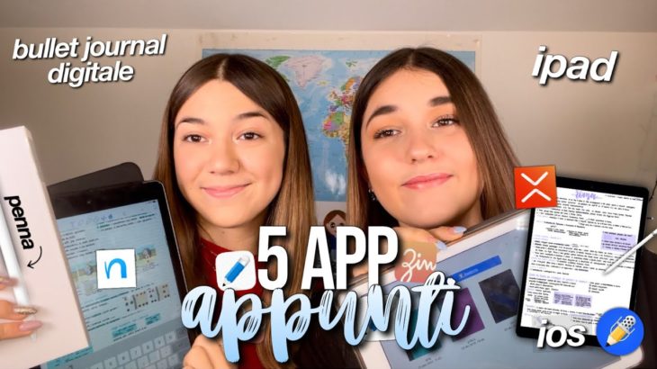 5 APP PERFETTE PER LA SCUOLA📱💗 // appunti con l’ipad- metodo di studio digitale