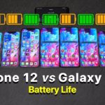 The ULTIMATE Battery Life Test – Galaxy S21 vs iPhone 12 (Every Model)! | The Tech Chap