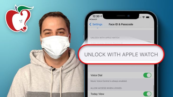Unlock Your iPhone With Apple Watch While Wearing A Mask! (iOS 14.5 Beta Feature)