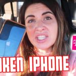 IPHONE 11 PRO MAX BROKE | BROKEN IPHONE | WITHOUT A PHONE FOR 24 HOURS | SWITCHING OVER TO T-MOBILE