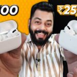 Rs.2,500 AirPods Pro Vs  Rs.25,000 AirPods Pro | Real Vs Fake ⚡ Crazy Results 🤯