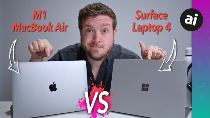 Apple’s M1 MacBook Air VS Surface Laptop 4! FULL COMPARE & BENCHMARKS!