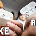 Fake Apple AirPods Pro z Číny (Wish)