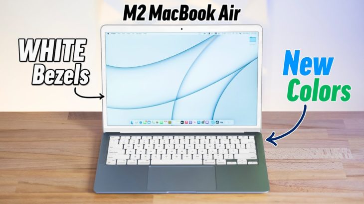 Why the Redesigned M2 MacBook Air will have WHITE Bezels