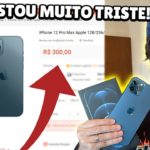 COMPREI UM IPHONE 12 PRO MAX FALSO POR 300 REAIS E NÃO ACREDITEI NO QUE VEIO!!