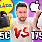 Ecouteurs LIDL 25€ vs AirPods 179€ ! (étonnant)