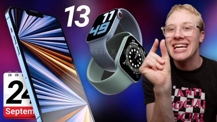 iPhone 13 RELEASE DATE! Apple Watch Series 7 Design CONFIRMED!