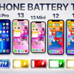 iPhone 13 Pro Max vs 13 Pro / 13 / 13 Mini / 12 / 11 / SE – Battery Life DRAIN TEST