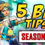 5 FAST & CRUCIAL Apex Legends TIPS For SEASON 8