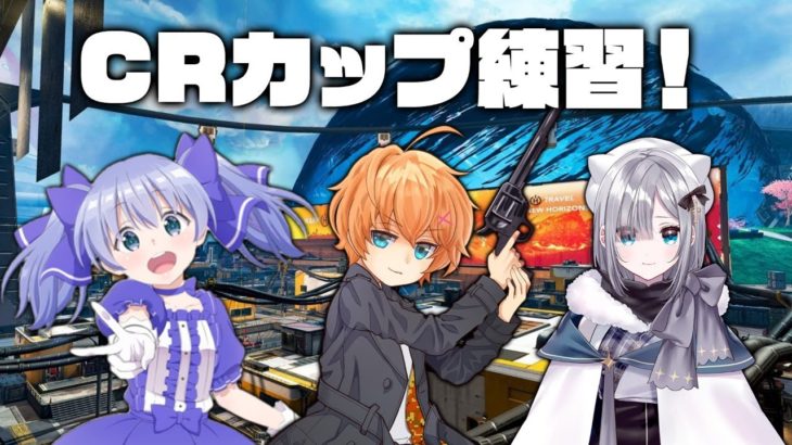 【APEX LEGENDS】CRカップメンバー練習！ #渋ハル起きろ【渋谷ハル】