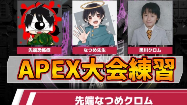 【APEX】なつめ先生　ランクマッチ！大会練習【APEX LEGENDS/エーペックスレジェンズPAD生放送ライブPCパッドlive生配信】
