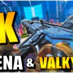 DROPPING 4K DAMAGE WITH VALKYRIE IN ARENA! | APEX LEGENDS SEASON 9!