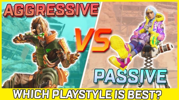 Apex Legends Aggressive Playstyle Vs Passive Playstyle! Which Gets More Damage Games?