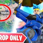 Fortnite But I Only Hot Drop On Salty Towers