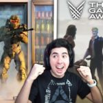 MI REACCIÓN A HALO y WALKING DEAD en FORTNITE / Reaccionando a The Game Awards – JorgeIsaac115