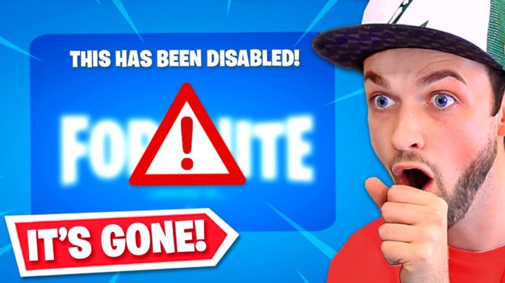 Fortnite have *REMOVED* this… AGAIN!