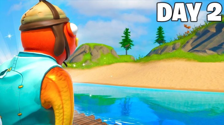 I Survived 24 Hours on an ISLAND In Fortnite!