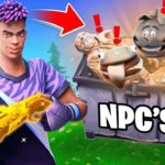 The NPC LOOT *ONLY* Challenge in Fortnite!