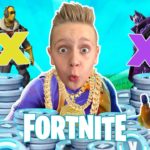 1 Elimination = 1,000 VBucks Challenge in FORTNITE (Becket gets Rich!) K-CITY GAMING