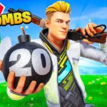 Fortnite 20 Bombs Only *LIVE* (New Mouse)