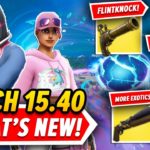 Fortnite Update 15.40: EVERYTHING You Need To Know In UNDER 5 MINUTES (Flintknock, Midas, & More!)