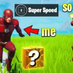 I Actually Pretended to be FLASH in Fortnite
