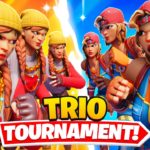 I Hosted a TRIOS Tournament for $100 in Fortnite… (FIGHT BROKE OUT!)