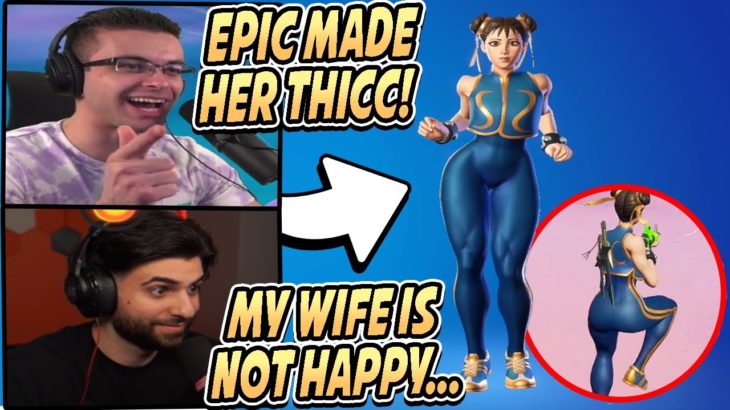 Streamers Jaws DROP After Seeing How *THICC* This NEW Fortnite Skin Is! – Fortnite Season 5