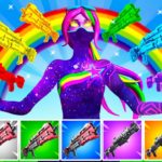 The *RAINBOW* TAC SHOTGUN Challenge in Fortnite!
