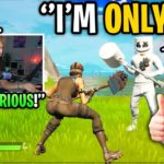 This 9 YEAR OLD is the funniest kid I met in Fortnite…