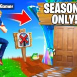 I Went UNDERCOVER in a SEASON 6 ONLY Tournament! (Fortnite)