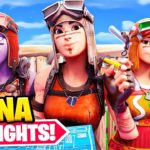 I used Renegade Raider in ARENA BOXFIGHTS in Fortnite… (funny reactions)