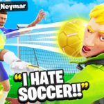 I Pretended To Be BOSS Neymar Jr.. (Fortnite)