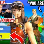 I used Renegade Raider in SQUADS FILL in Fortnite… (funny reactions)