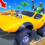 Je TUE des BAMBIS avec ma NOUVELLE VOITURE sur FORTNITE