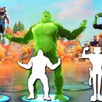 Fortnite DC’s BEAST BOY Skin (ALL STYLES) doing all Built-In Emotes! GO APE Built-In Emote include