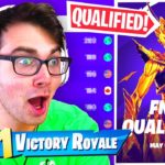 I QUALIFIED for FNCS Round 2 in the LAST WEEK! (Full Fortnite Tournament)