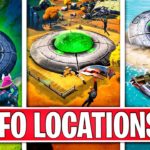 *NEW* ALL FORTNITE UFO *LANDING* LOCATIONS FOUND IN-GAME!