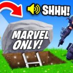 Playing as BATMAN in a MARVEL ONLY Tournament! (Fortnite)