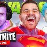 🔴 MY RETURN TO FORTNITE WITH NINJA AND DR. LUPO AND SYPHERPK!
