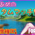 【カスタムマッチ】フォートナイトライブ‼スクワッド‼初見さん歓迎‼全機種OK♪概要欄読んでねっ