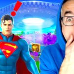 PRETENDO SER EL BOSS SUPERMAN EN FORTNITE!! (ANTES DE TIEMPO XD)