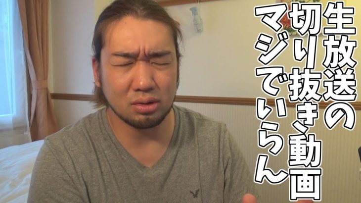 （ひろゆきとかの）切り抜き動画が気に食わない