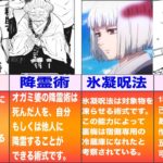 【呪術廻戦考察】投射呪法は実は最強の術式だった！？意外と知らない術式の名前と内容まとめ！！【比較】【ランキング】