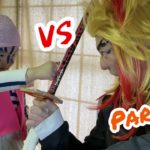 【鬼滅の刃】『無限列車編』煉獄杏寿郎と猗窩座の対決シーンの再現に挑戦！Part2（※ネタバレ注意）【きめつのやいば】パロディ【Demon Slayer】Mugen Train Parody