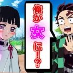 【鬼滅の刃×声真似】女体化してしまった美人な炭治郎へ積極的に大胆行動を連発したカナヲの末路www【炭カナ/LINE】