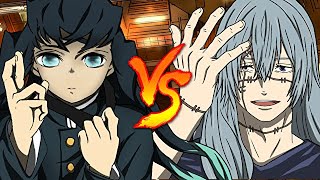 真人VS無一郎【鬼滅の刃】【呪術廻戦】