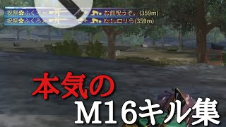 【荒野行動】本気のM16キル集　圧倒的ヘッド率(神曲) #荒野行動