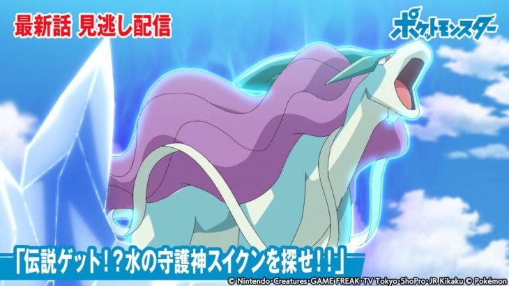 【公式】アニメ「ポケットモンスター」第53話「伝説ゲット！？水の守護神スイクンを探せ！！」-期間限定配信-