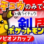 【ポケモン剣盾】「ライチュウ」と「偽ライチュウ」しか使わない ポケットモンスターソード・シールド❗❗❗　#チャンピオンカップ
